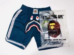 A Bathing Ape シャークデザインショートパンツ XL A BATHING APE☆クレイジー カモ シャーク スウェット ショーツ