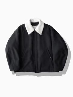 〇美品〇グラフペーパー　ボアライナーブルゾン　ジャンバー　Graphpaper Graphpaper (グラフペーパー) Wool Boa Zip-Up Blouson / ウール
