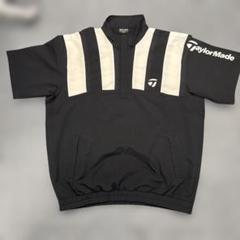 TaylorMade ハーフジップ ゴルフウェア Oサイズ 黒/白