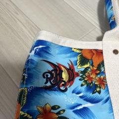 RHC×ラロッカ　ビンテージアロハ　リメイクトートバッグ RHC✖️ラロッカ ビンテージアロハリメイクトートバッグ - メルカリ