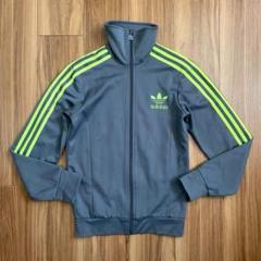XSアディダスadidasグレー灰色ヨーロッパトラックジャケットジャージ