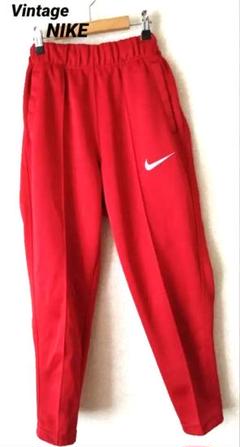 Vintage　90s NIKE 赤 トラックパンツ