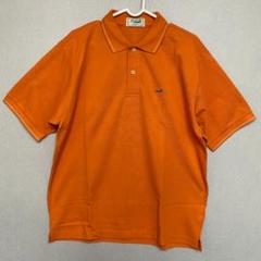 【新品】Crocodile クロコダイル＊オレンジ ポロシャツ Lサイズ ゴルフ
