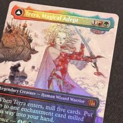 魔導戦士、ティナ 英語 foil FOIL] 魔導戦士、ティナ/Terra, Magical Adept (全面アート版