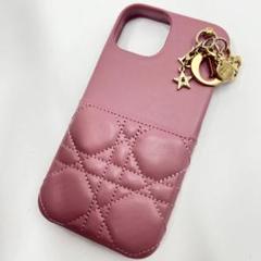 ◤新品未使用◢ DIOR（ディオール）　iPhone13Pro スマホケース ディオール iPhone13ProMax/13Pro/13ケース カナージュ柄 カード