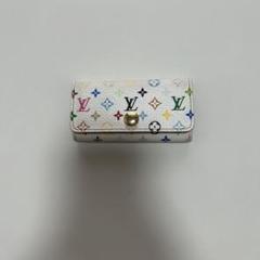 最終お値下げしました✨LOUIS VUITTON 白 マルチカラー✨キーケース