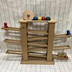 【美品・匿名配送】NIC社 木製スロープトイ・ドイツ知育玩具・クレヨンハウス 美品・匿名配送】NIC社 木製スロープトイ・ドイツ知育玩具
