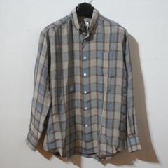 I am dork / HIDDEN BUTTON SHIRT コーラルチェック - メルカリ
