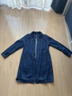 Aquascutum ダークブルー デニムコート