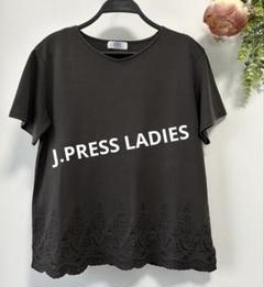 ジェイ プレス J.PRESS コットンスムース レース カットソー