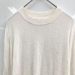 【LE CIEL BLEU】レディース 長袖ニット オフホワイト size38