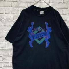USA製90sヴィンテージTシャツ！シングルステッチ　ブラック半袖古着XL79