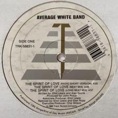 Average White Band 全米No.1 Live盤 レコード