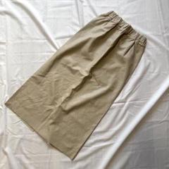 タグ付き イーチ ベージュ タイトスカート きれいめ カジュアル 秋服