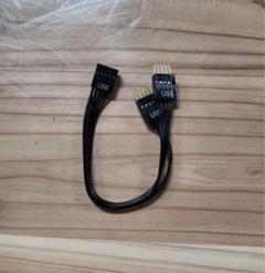 MZHOUマザーボードUSB 2.0 PIN分岐器ケーブル