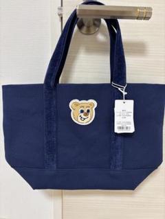 新品タグ付き】オールドテディ ワッペントートバッグ ライトブルー