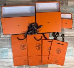 エルメス空箱40個ショッパー16保存袋リボン多数 HERMES - HERMES エルメス 箱 空箱 リボン 筒 本物 新品未使用の