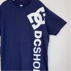 美品 タグ付き DC/ディーシーシューズ ビックロゴプリント入りメンズ TEE
