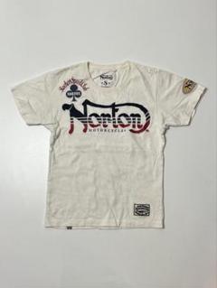 Norton 半袖Tシャツ ホワイト　刺繍ロゴ　Sサイズ