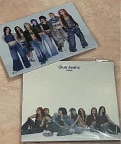 HANA Blue Jeans 通常盤初回仕様 CD トレカ.ポストカード