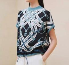 HERMES エルメス カットソー 水色 ツイルレーヌ ベージュ ニット 半袖 楽天市場】エルメス（Tシャツ・カットソー｜トップス