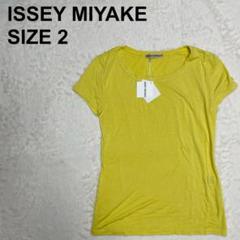 新品未使用】イッセイミヤケ Tシャツ 半袖 カットソー シンプル