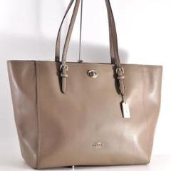 美品 COACH コーチ 36454 ターンロック トートバッグ 手提げかばん