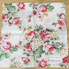 Ralph Lauren ラルフローレン　薔薇　ローズ　ハンカチ　大判ハンカチ