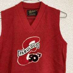 70-80's USA製 Dehen レタードニットベスト 70-80's USA製 Dehen レタードニットベスト
