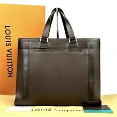 美品 ルイヴィトン タイガ カスベックGM レザー トートバッグ ビジネス LOUIS VUITTON 極 美品 袋付き ルイヴィトン タイガ カスベック