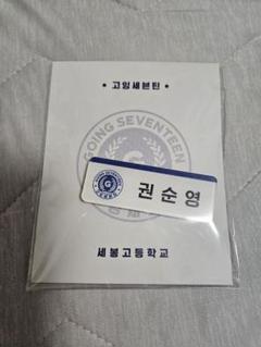 SEVENTEEN ホシ　ネームタグ ホシ HOSHI ネームタグ 名札 セブチ going seventeen - メルカリ