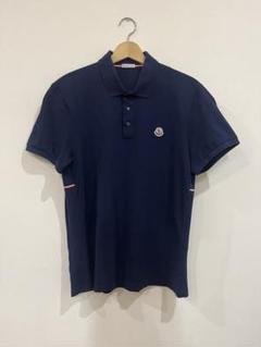 モンクレール　ポロシャツ　ネイビー　S 国内正規品 4S128 ネイビー（紺）系 MONCLER(モンクレール) ポロシャツ(メンズ