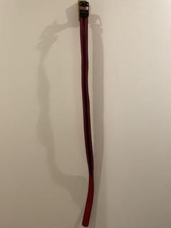 【美品】　マンシングウェア　スライドロック　ベルト　ゴルフ　赤