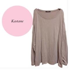 【カスタネ】Kastane♡綿100%♡ゆるダボ♡オーバーサイズ♡Tシャツ【F】
