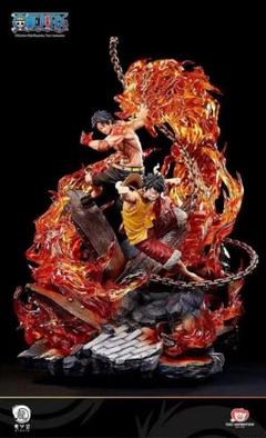 ワンピース、モンキー・D・ルフィ、マーシャル・D・ティーチ、ポートガス・D・エー ワンピース ワールドコレクタブルフィギュア ログストーリーズ