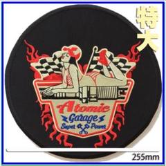 特大 刺繍ワッペン ATOMIC GARAGE 一点物 高品質 レア