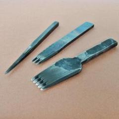 火造り 菱目打ち レザークラフト