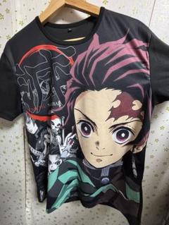 USED 鬼滅の刃 Tシャツ 炭治郎 Lサイズ 黒