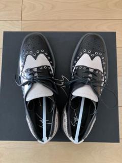 GIUSEPPE ZANOTTI】サドルシューズ BK & PKベ－ジュ36