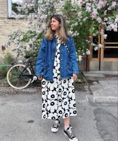 marimekko 花柄チュニック ブラウス　ネイビー×ホワイト 2025年最新】marimekko マリメッコ チュニックの人気アイテム