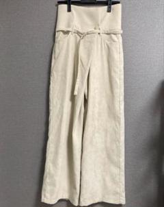 CLANE  WAIST BELT CORDUROY PANTS サイズ1 セール】【CLANE/クラネ】WAIST BELT CORDUROY PANTS/ウエスト
