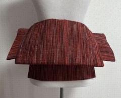 銀座結びの作り帯【未使用品❣】二部式　名古屋帯　K378　ふくよかさん 作り帯二部式・銀座結び】八寸名古屋帯 花丸模様 金糸 織出し