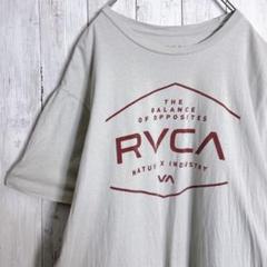 【入手困難】ルーカ RVCA グレージュ センターロゴ Tシャツ #14