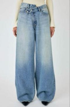 新品/タグ付きMOUSSY クロスウェストデザインデニム（1 D/BLU） 1981423288.jpg?1690290884