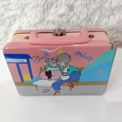 pink＆mint の素敵な恋の物語　缶ケース　バッグ レトロ缶