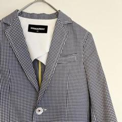 未使用ほぼ新品に近い★超レア★DSQUARED2 ギンガムチェックジャケット8Y
