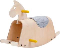ママトイズ ミディリー M-03 1歳8か月～ 木製トイ 乗り物 揺り馬 木馬