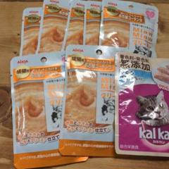 AIXIA Miaw Miawクリーミー 7袋＆カルカン1袋セットのサムネイル