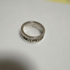 ティファニーカーブドアトラス リング　21号　新品仕上げ 無傷未使用に近い 新品仕上げ済み ティファニー 21号 アトラスリング 925 大きい