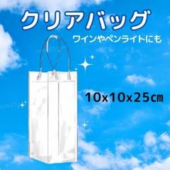 クリアバッグ ペンライト ケース ポーチ 透明 ビニール 推し活 ビーチ 花